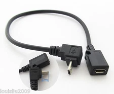 1pc Micro 5pin USB Male To Female Down direction Angle 90D USB Convert Cable