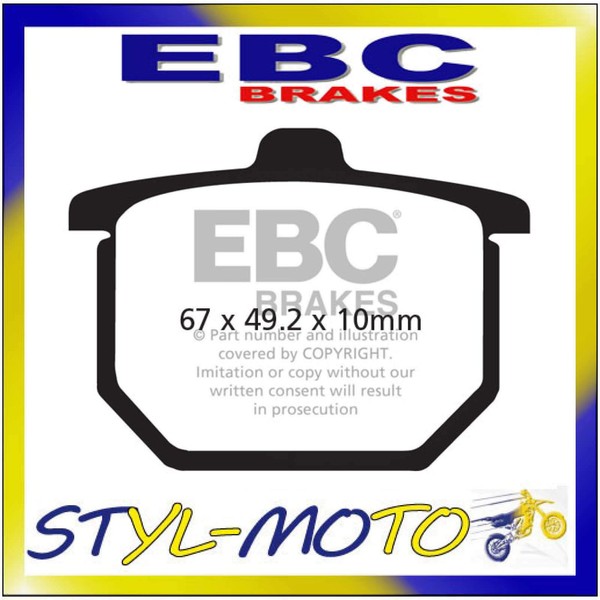 FA030 BeläGe Organisch Aramid Hinten EBC Honda CBX 1000 Prolink 1980-image