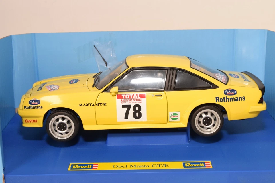 A66 1:18 REVELL 08421 8421 OPEL MANTA GT/E RALLYE DE FRANCE ROTHMANS MIB RARO - Immagine 3 di 4