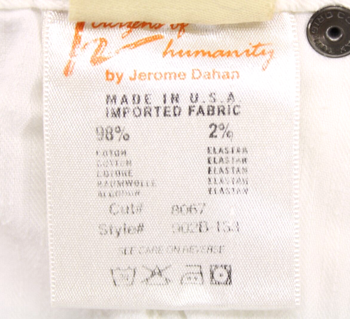 Citizens Of Humanity Women's Bermuda White Denim Jean Shorts Solid Sz 29 - Picture 8 of 8