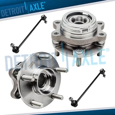 Front Wheel Bearing & Hub Assembly Sway Bar Kit for 2009-2015 2016 Nissan Murano