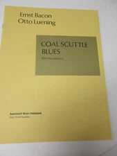 Ernst Bacon Otto Luening Coal Scuttle Blue Two Piano Duet Sheet Music Associated