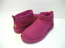 UGG CLASSIC ULTRA MINI WOMEN BOOTS SUEDE DRAGON FRUIT US 8 /UK 6 /EU 39