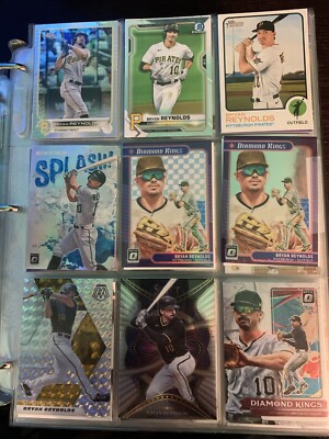 9 Card Lot Bryan Reynolds Pittsburgh Pirates  HOF A4