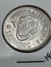 Australian 1946 SHILLING CH UNC