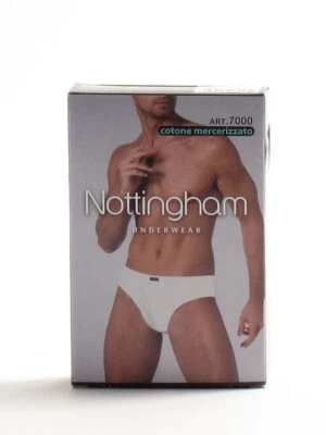 6 Pezzi Slip Uomo Nottingham 7000 in cotone con Elastico Interno