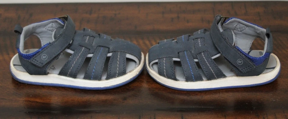 Stride Rite SANDALIAS CLÁSICAS AZUL MARINO Niños 8 M Azul Zapatos Foto 4 de 4