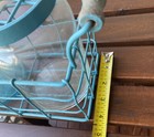 Farmhouse Aqua Metal Chicken Wire Utensil/flower Caddy. 1 Aqua Ball Jar, 2 Clear — photo 6