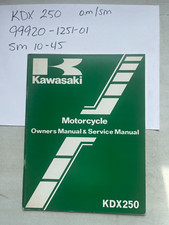 KAWASAKI KDX250 OWNERS/SERVICE MANUAL 99920-1251-01  SM10-45