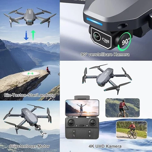 K618 MAX Drohne mit Kamera FPV WiFi Flip Hindernisvermeidungs Drone Quadcopter - Bild 2 von 5