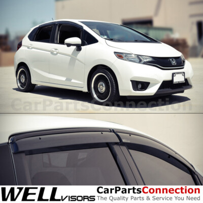 WellVisors Window Visors 15-20 For Honda Fit Sun Visors Deflectors