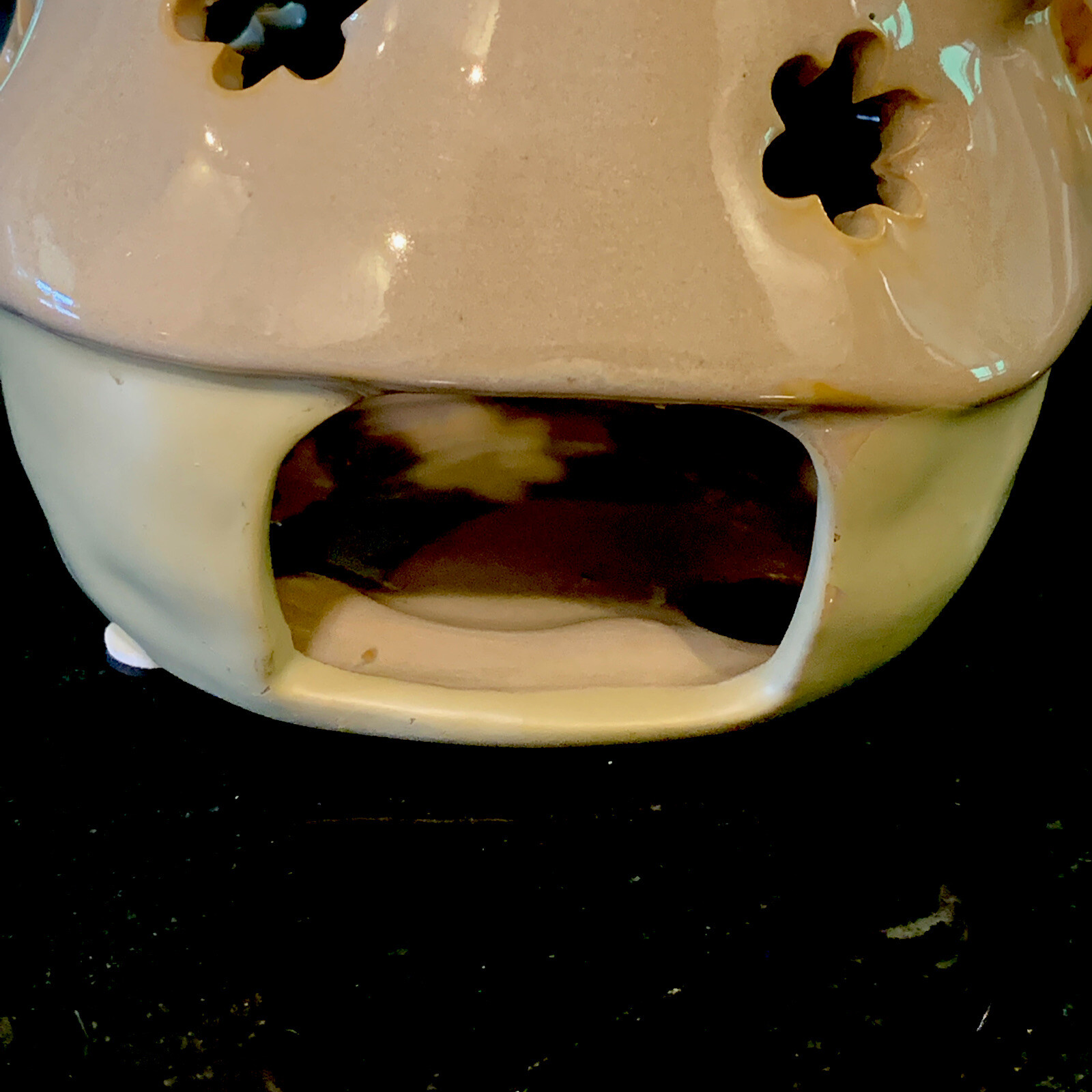 Kirkland Ceramic Christmas Snowman Candle Tea Light Holder Christmas