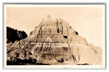 RPPC Cedar Pass Near Interior South Dakota SD Canedy's Camera Shop Postcard XC12