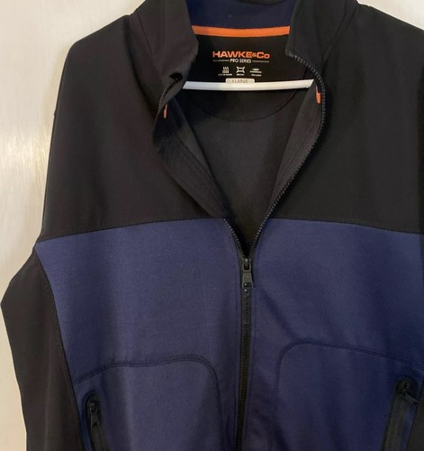 HAWKE & CO Pro Series Soft Shell Zippered JACKET SIZE XLARGE