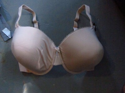 NWT- Paramour by Felina Beige Sensational T-Shirt Underwire Bra size 40H