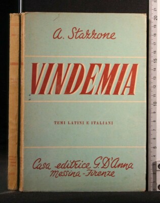 VINDEMIA. Angelo Stazzone. D'Anna.
