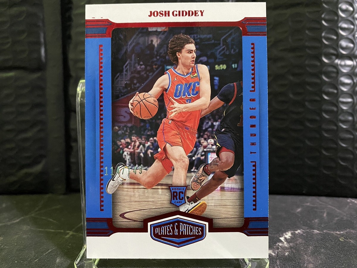 チャレンジ　DIA JOSH GIDDEY 2021-22 Panini Chronicles - Plates and Patches Red