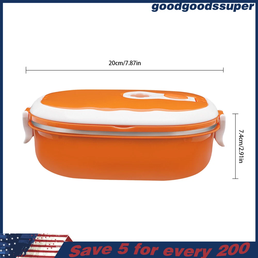 Lunch Box 0.9L/30.4oz Warmer Bento Box Portable Food Container Stainless Steel Lunch Box 0.9L/30.4oz Warmer Bento Box Portable Food Container Stainless Steel
