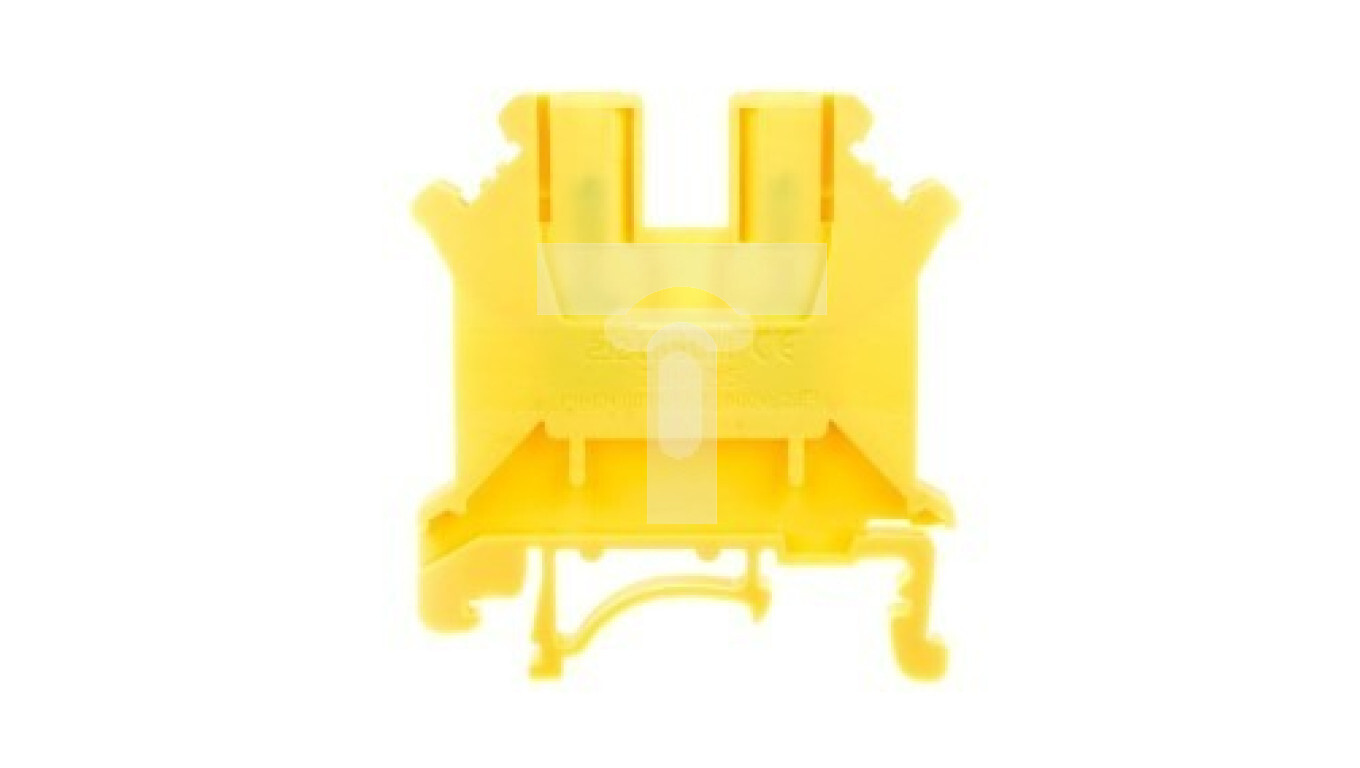 1-way rail terminal block ZJU-2.5/YL yellow R34RR-07010000215 /T2UK