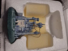 Disney Enchanted Castles Cinderella"s Castle Ornament  New With Box And COA