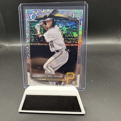 2025 Bowman Chrome Will Taylor Mini Diamond 1st Pirates 