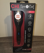 CHI Spin N Curl CA2247 1in Ceramic Rotating Curling Iron Digital Display 410F