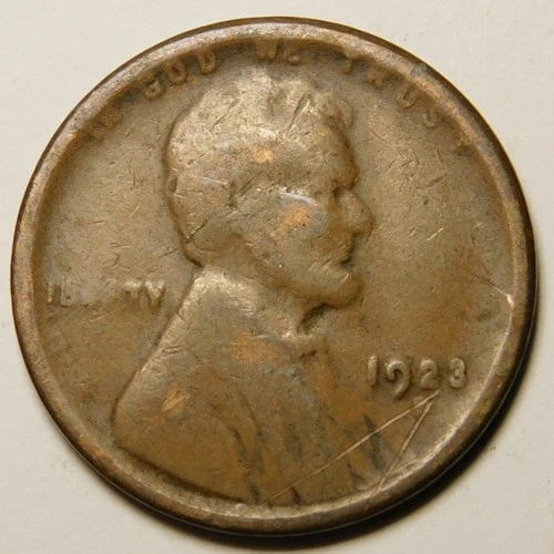 1923 S Lincoln Wheat Cent Penny VG-Details/ Damage   "Actual Coin Pictured"