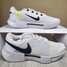Nike Zoom GP Challenge 1 HC Tennis White/Black Mens Size 10.5 New FB3147-101