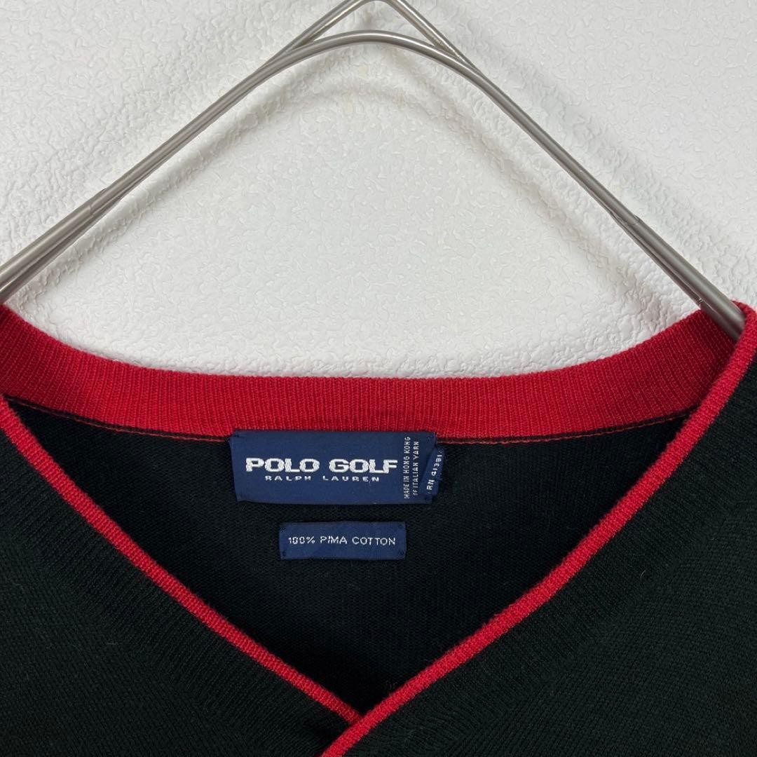 Ralph Lauren Golf Pima Cotton V-Neck L/S Knit Sweater Black XL RL0226476 thumbnail 7
