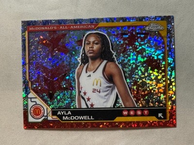 2025 Topps Chrome Mcdonald's All-American McFlurry Refractor Ayla McDowell #70