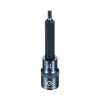 "1/2\" Antrieb 4Mm Sechskant-Stecknuss 4\" S2 Blau"