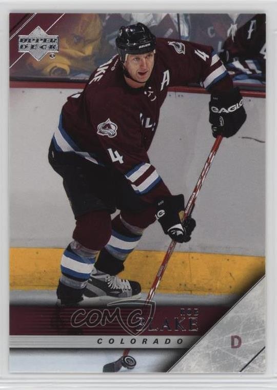 2005-06 Upper Deck Rob Blake #44 HOF 0i6
