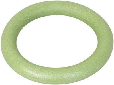 A&T Designs 10 inch Green Foam Floral Ring for Floral Wreath Making - DIY Crafti