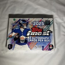 2025 Topps Finest Football NFL Factory Sealed Hobby Box