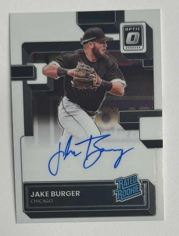 2022 Donruss Optic Rated Rookie Jake Burger Auto #RRS-JB