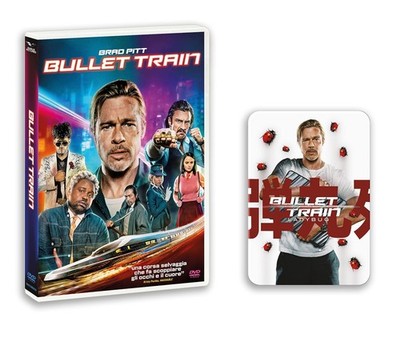 DVD + Card BULLET TRAIN mit Brad Pitt Neu Sealed 2022