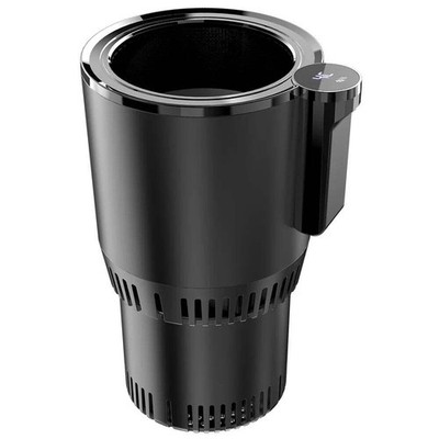 Portable 2-in-1 Car Cup Cooler & Warmer 12V Auto Beverage Balck