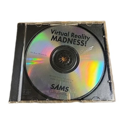 Virtual Reality Madness! 1993 Sams Publishing CD-ROM vintage software