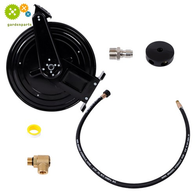 #ad 3 8quot; X 50 FT High Pressure Washer Hose Reel for Water Air Oil Auto Retractable $115.09