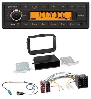 Continental 1DIN DAB MP3 AUX USB Autoradio für Alfa Romeo Giulietta 2013-2021 IS - Bild 1 von 4