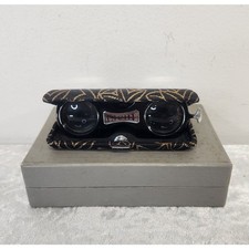 Vintage Licht Folding Black & Gold Opera Binoculars