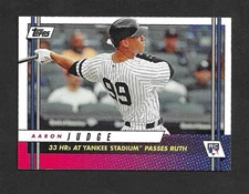 AARON JUDGE 2017 Topps On Demand Rookie Class ROY Award Winner #J10 RC Yankees