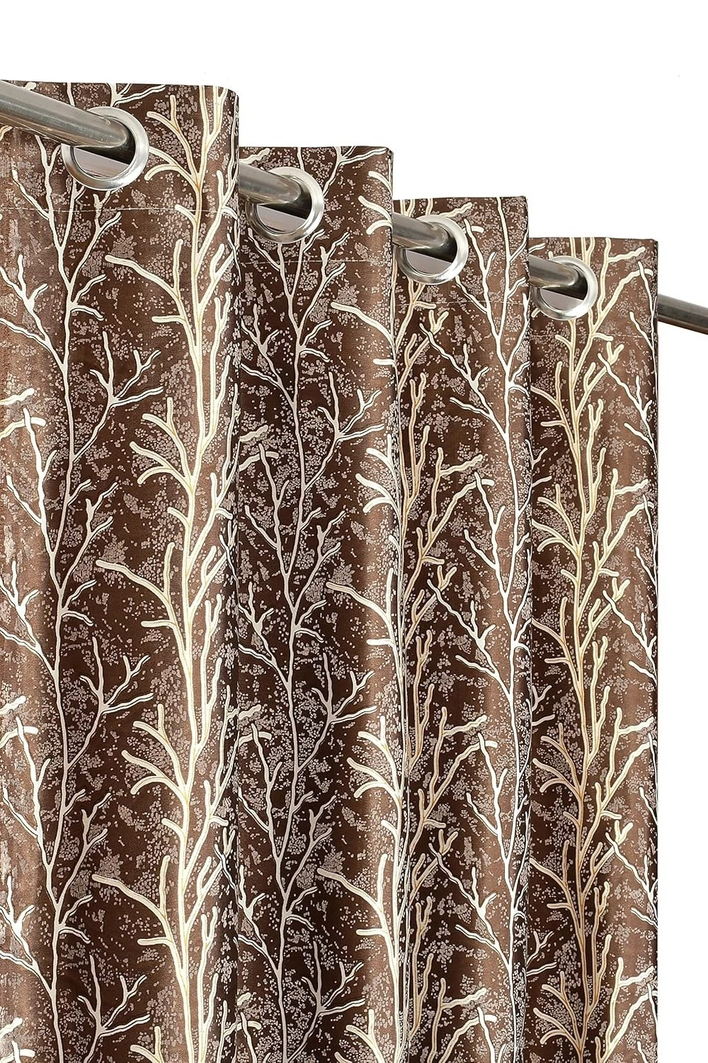 New Polyester Curtain Set Long Door 9 Feet Pack of 2