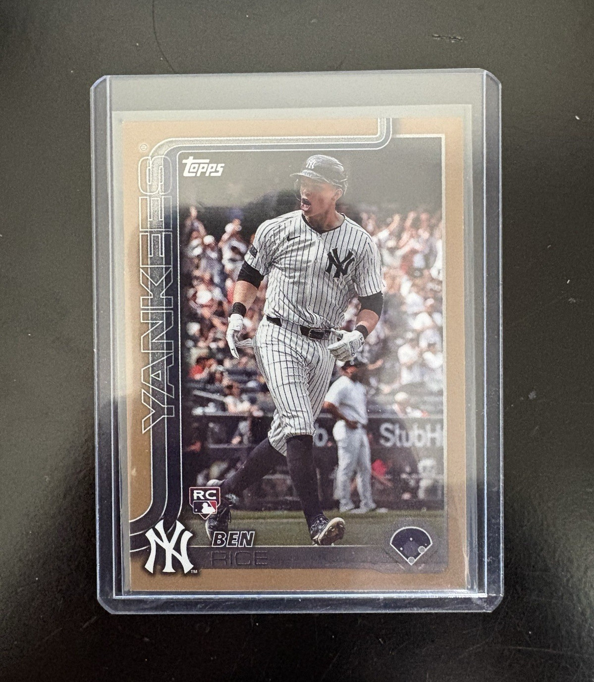2025 Topps Series 1 Ben Rice Gold Rookie #337 0465/2025 New York Yankees