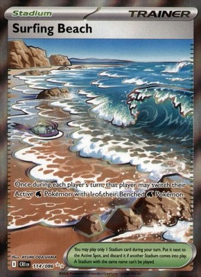 ME04: Chaos Rising #114/086 Surfing Beach