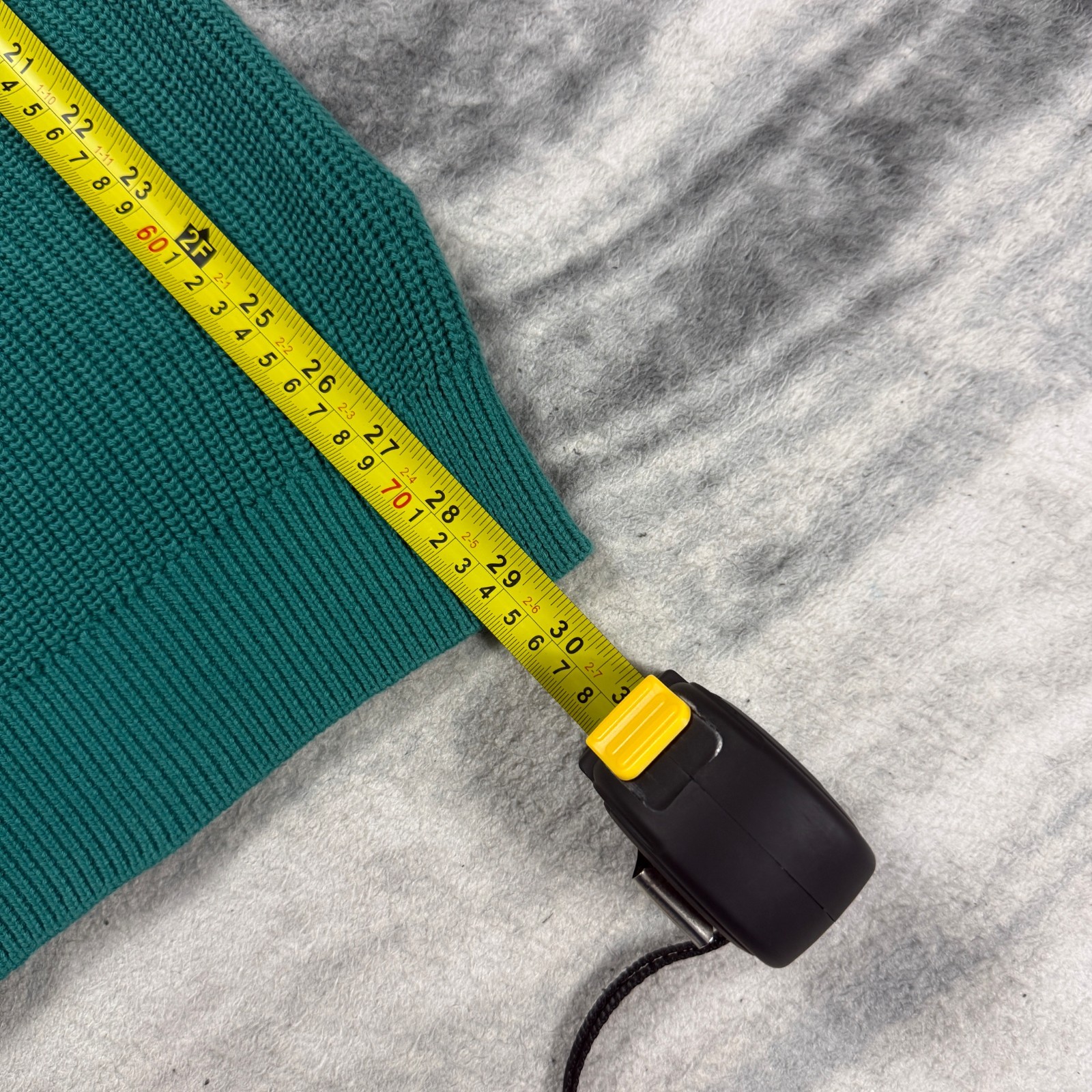 Vintage Crew Clothing Company Chunky Fisherman Knitted Green Size XXL Jumper image 6