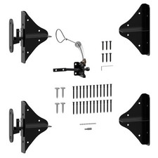 Anti Sag Gate Frame Kit Hardware, 90 Degree Right Angle Gate Hinges, Gate Fen...