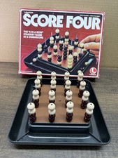 SCORE FOUR 3D 4-In-A-Row VTG 1978 Strategy Board Game Lakeside