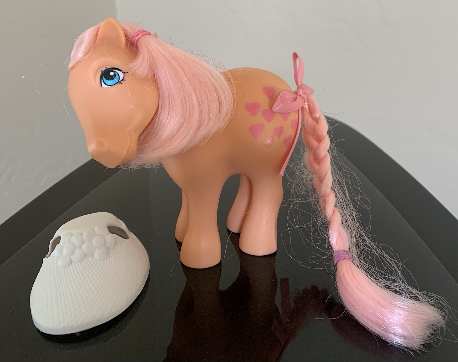 My Little Pony 35° Anniversario Peachy The Bridge Direct 2017 con Cappello Cuori