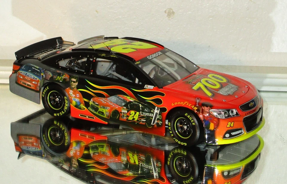 2013 杰夫·戈登 #24 700 第启动汽车 #14/1300 超棒低 DIN# 罕见 — 第 3/4 张图片